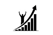 50 Business Growth Success Icons Bun, an Illustration by Designer_Momina (Thumbnail 31 of 51)