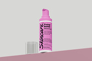 Skincare Pump Bottle Mockup, a Packaging Mockup by Unerispace (Thumbnail 4 of 5)
