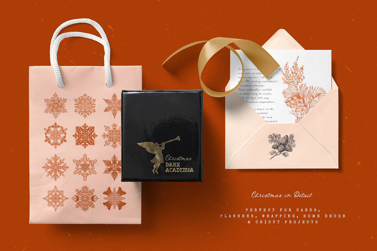 Dark Academia Xmas | Illustration, an Object Illustration by KetteCreate (Photo 5 of 18)