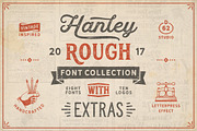 Hanley Rough Font Collection, a Script Font by DISTRICT 62 STUDIO (Thumbnail 1 of 26)