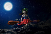 DIY Witch 3D model template, a Templates & Theme by PolyFish (Thumbnail 1 of 6)