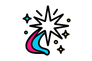 Colorful vector illustration of, an Illustration by ZinetroN