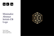 Minimalist Abstract Initials CB Logo, a Branding & Logo Template by Luxury Logos (Thumbnail 1 of 4)