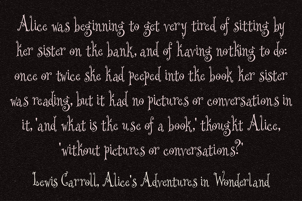Garden Got In Tendril Display Font, a Handwritten Font by The October Creative (Photo 5 of 8)