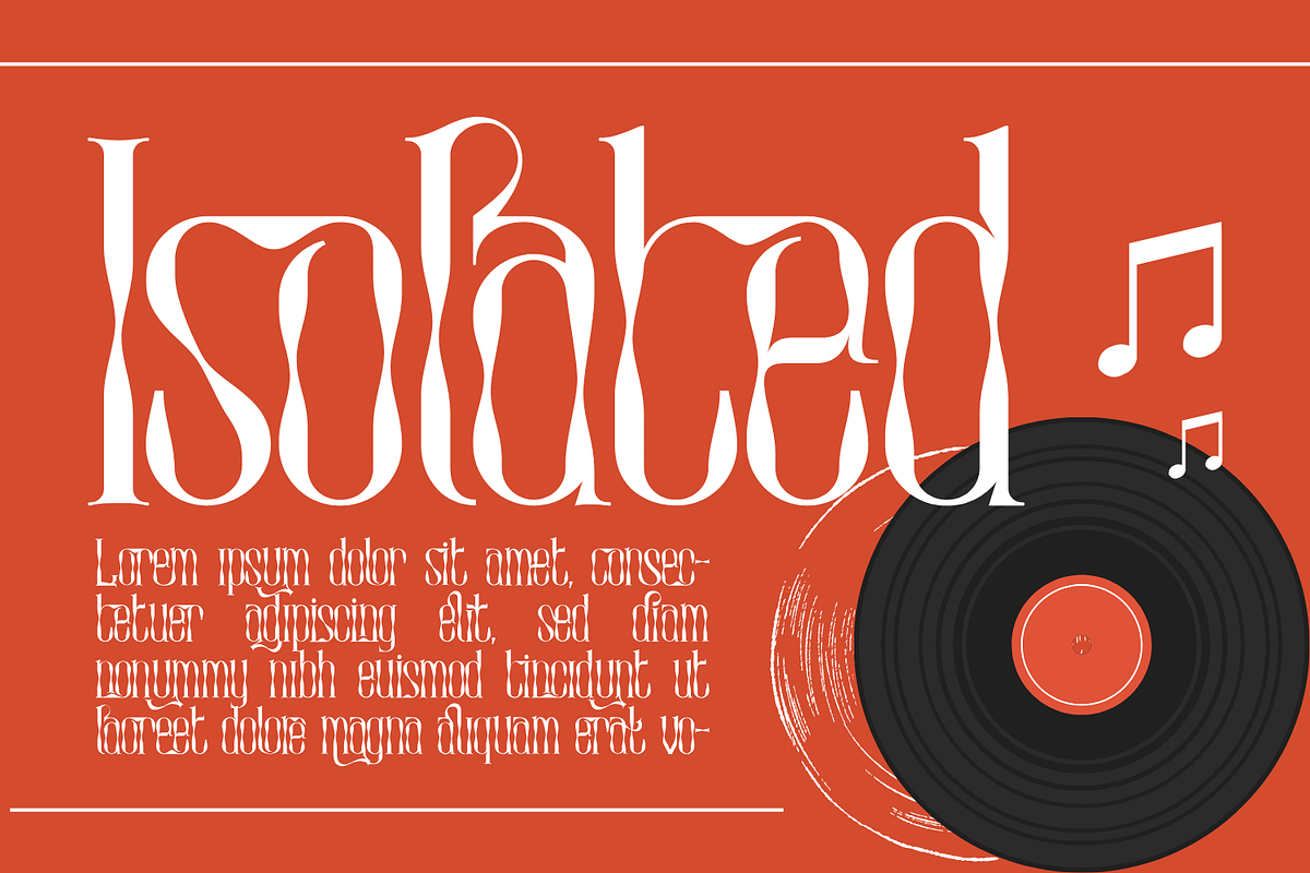 Radiation Structure - Condensed Font, a Serif Font by 177Studio (Photo 2 of 8)