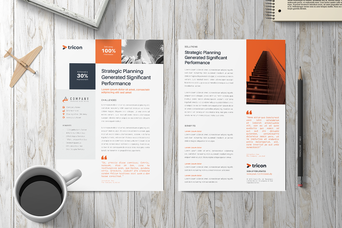 Case Study Flyer, a Flyer Template by Rongbaaz (Photo 1 of 3)