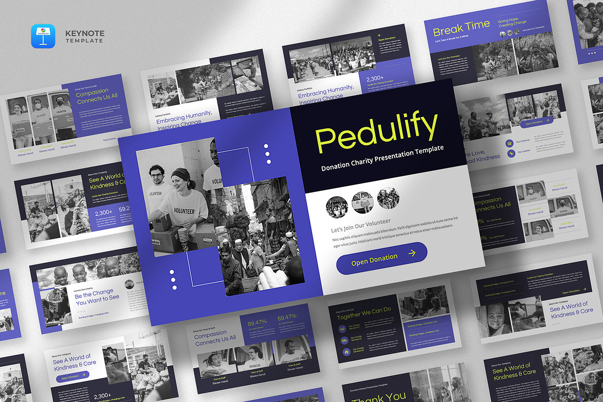 Nonprofit Organization Keynote, a Presentation Template by fluffstudio (Photo 1 of 4)
