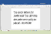 Rocky Glowlight, a Handwritten Font by Atj.std (Thumbnail 5 of 6)