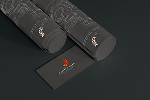 Rolled Paper & Tube Mockup