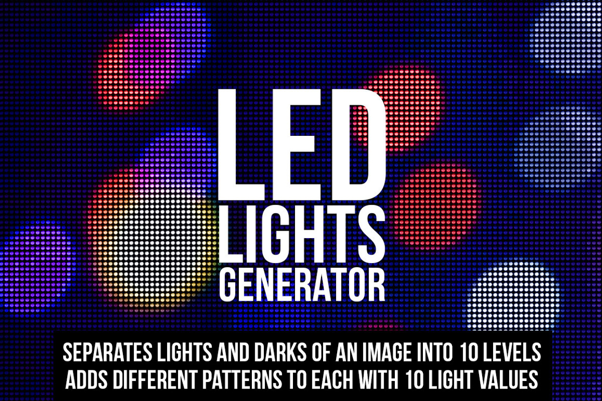 Led Lights Generator PS Actions preview 2