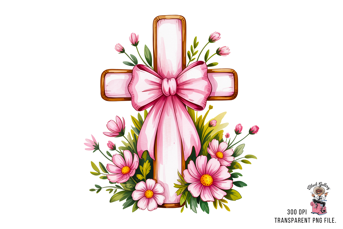 Pink Cross PNG Bundle, a Graphic by Clipart Studio (Photo 6 of 11)