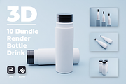 10 Bundle 3D Render Drink Bottle, a Food & Drink 3D Model by Astuti Studio (Thumbnail 1 of 11)