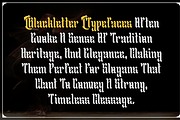 Mekobe - Blackletter Typeface, a Blackletter Font by MaikoHatta (Thumbnail 6 of 7)