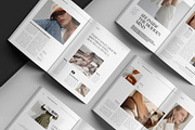 Minimalistic Magazine Template, a Magazine Template by DesignCrest (Thumbnail 6 of 18)