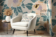 Living Room Wallpaper Mockups, a Product Mockup by mock-ups (Thumbnail 13 of 16)