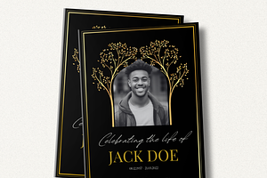 Funeral Program Template I Canva