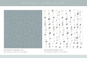 BEACH TOWN PATTERN BUNDLE DH