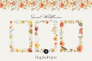 Sunset Wildflowers Delicate Flora, a Decorative Illustration by SunnyAfternoons (Thumbnail 9 of 15)