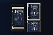 International Literacy Day Flyer, a Flyer Template by graphicook (Thumbnail 3 of 3)