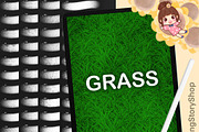 100 Procreate Grass Texture Brushes, a Brush Add-On by DrawingStoryShop (Thumbnail 1 of 6)