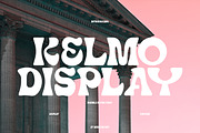Kelmo Display Font, a Sans Serif Font by Muntab_Art (Thumbnail 1 of 11)