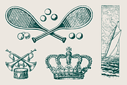 50 Vintage Objects, a Decorative Illustration by MARTINI Type Designer (Thumbnail 2 of 3)