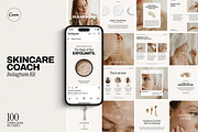 Skincare Coach Instagram Kit, a Social Media Template by Wildnun Studio (Thumbnail 1 of 12)