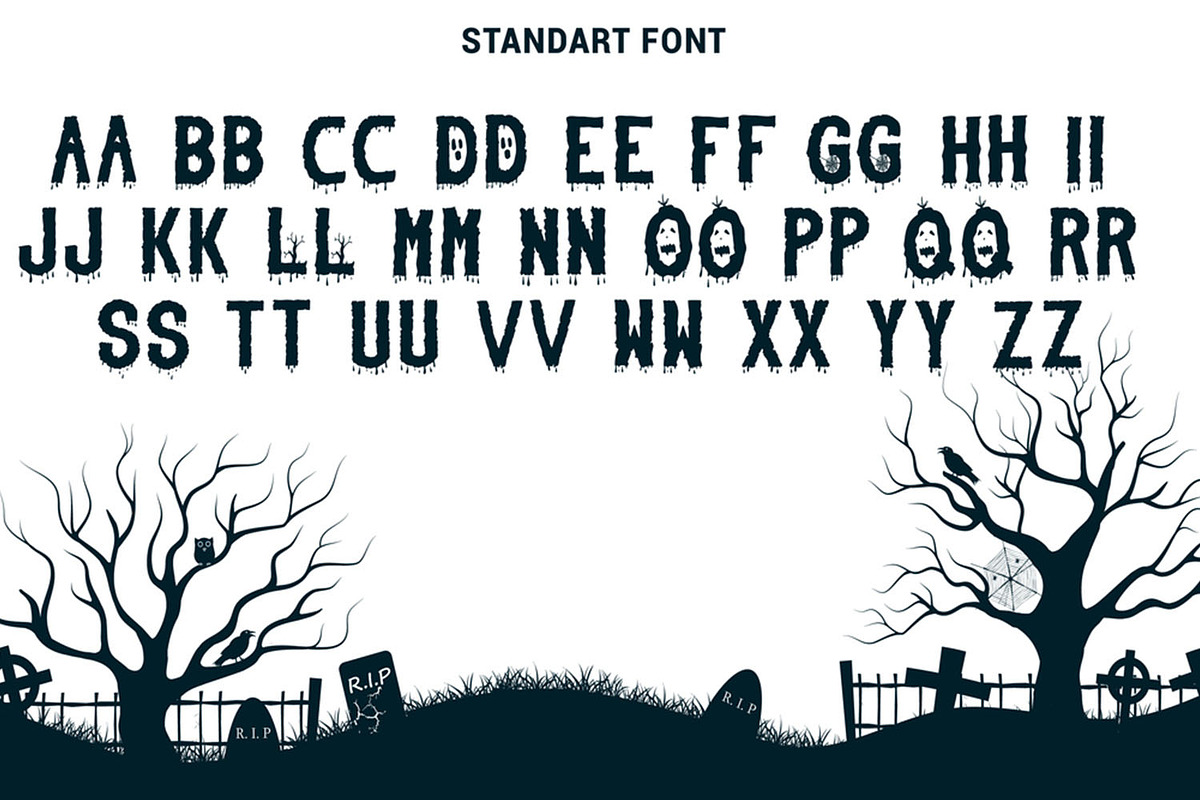 Scream Halloween, a Serif Font by Letterfand.studio (Photo 9 of 12)