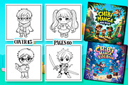 Chibi Manga Kids Coloring Book, an Arts & Entertainment Photo by Wow Magic (Thumbnail 2 of 3)