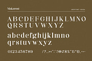 Makaroni - Classy & Stylish Serif, a Serif Font by TypeLogue (Thumbnail 5 of 5)