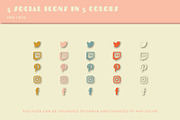 Youtube: 70s Retro Branding Kit, a Social Media Template by Liseno Designs (Thumbnail 5 of 7)