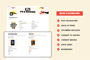 Notion Movies and Tv-Shows Template, a Templates & Theme by Woolshark (Thumbnail 3 of 10)