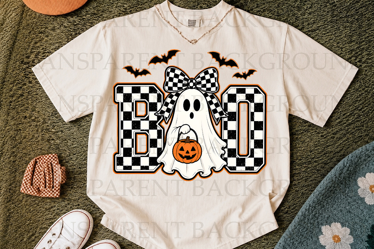 Boo Halloween Png,Girl Ghost Bow PNG, a Seasonal Illustration by Libby Wishes (Photo 2 of 3)