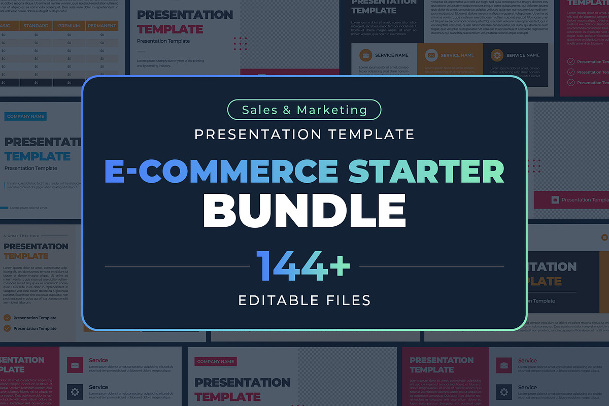 E-Commerce Brand Starter Bundle, a Presentation Template by CreativeUP (Photo 1 of 6)