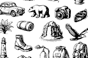 Outdoor Adventure Gear Set, an Object Graphic by RT Studio (Thumbnail 3 of 4)