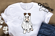 Halloween Ghost Dogs Clipart Bundle, a Graphic by Mrs. Creative Creations (Thumbnail 7 of 8)