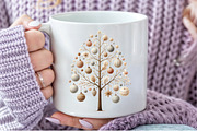 Boho Christmas Trees, an Illustration by Pixels.Craft (Thumbnail 4 of 7)