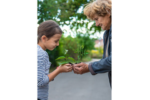 The child and grandmother are, a Nature Photo by yanadjana