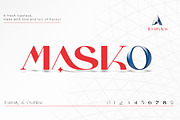 Masko Family, a Sans Serif Font by Areatype (Thumbnail 1 of 8)