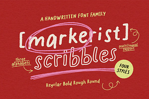 MARKERIST Handwritten Font Family