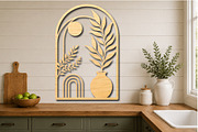 Boho Botanical Arch Laser Cut SVG, an Object Graphic by DreamCafeArt (Thumbnail 3 of 4)