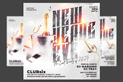 New Year Party Flyer Template, a Flyer Template by Hotpin (Thumbnail 1 of 2)