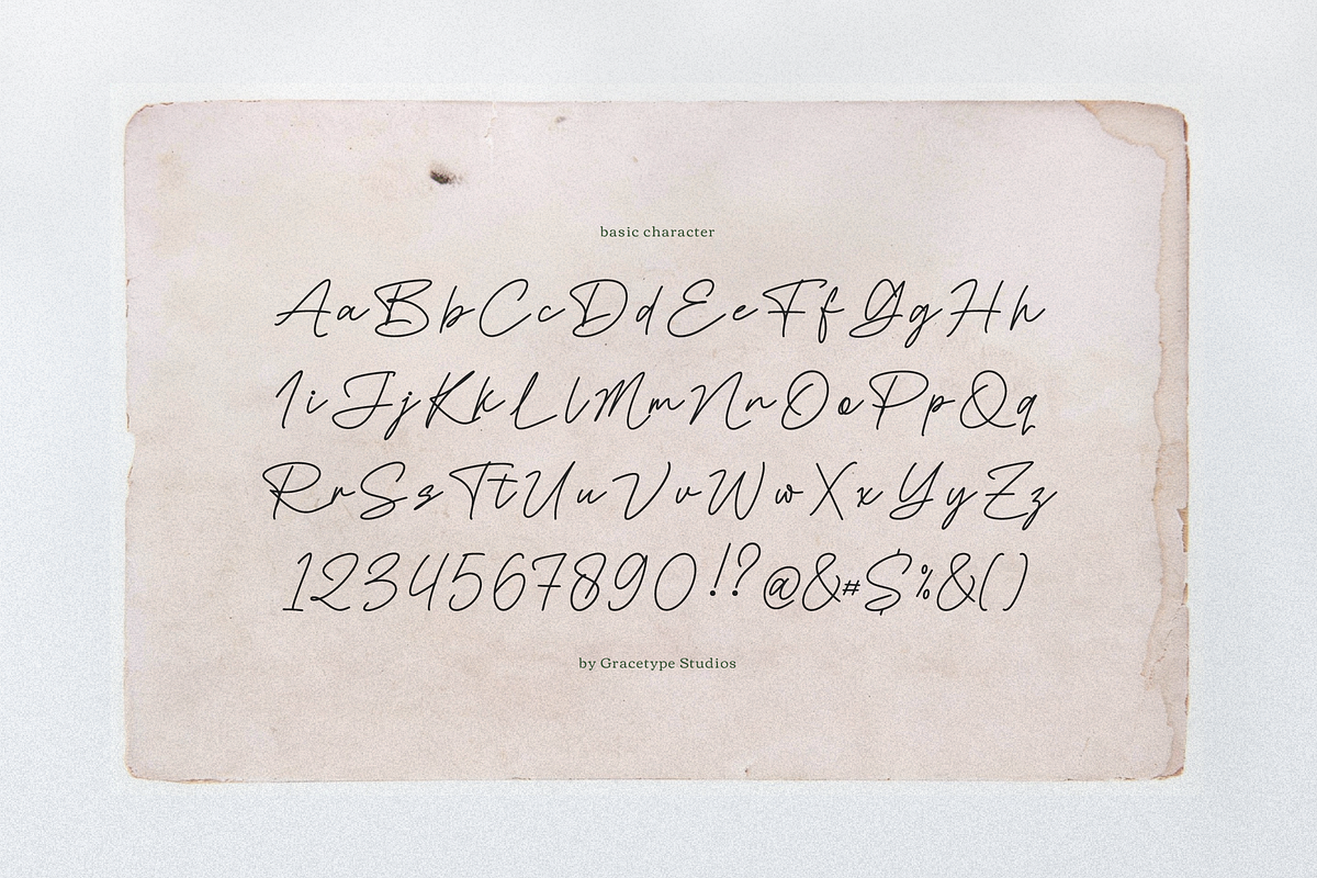 Clairou Handera | Handwritten Script, a Script Font by gracetype_studio (Photo 10 of 12)