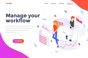 Modern flat design isometric concept, a Person Illustration by Creative Graphics (Thumbnail 8 of 12)