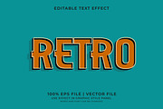 Retro Text Effects Bundle, a Layer Style Add-On by WM48 Shop (Thumbnail 7 of 17)