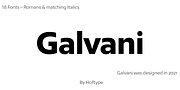 Galvani, a Sans Serif Font by Hoftype (Thumbnail 1 of 15)