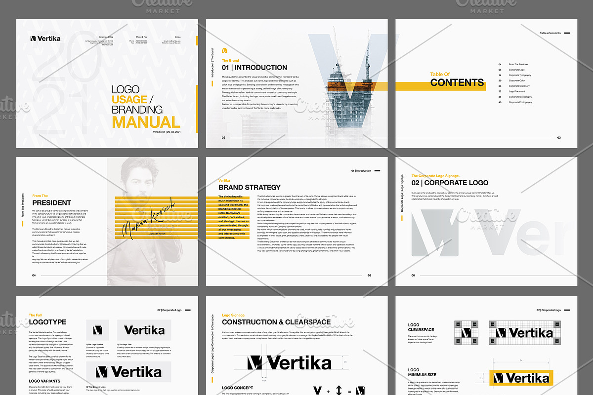 Brand Manual - REAL TEXT, a Brochure Template by Mastergfx (Photo 16 of 16)