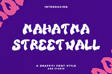MahatmaStreetwall - Graffiti Font