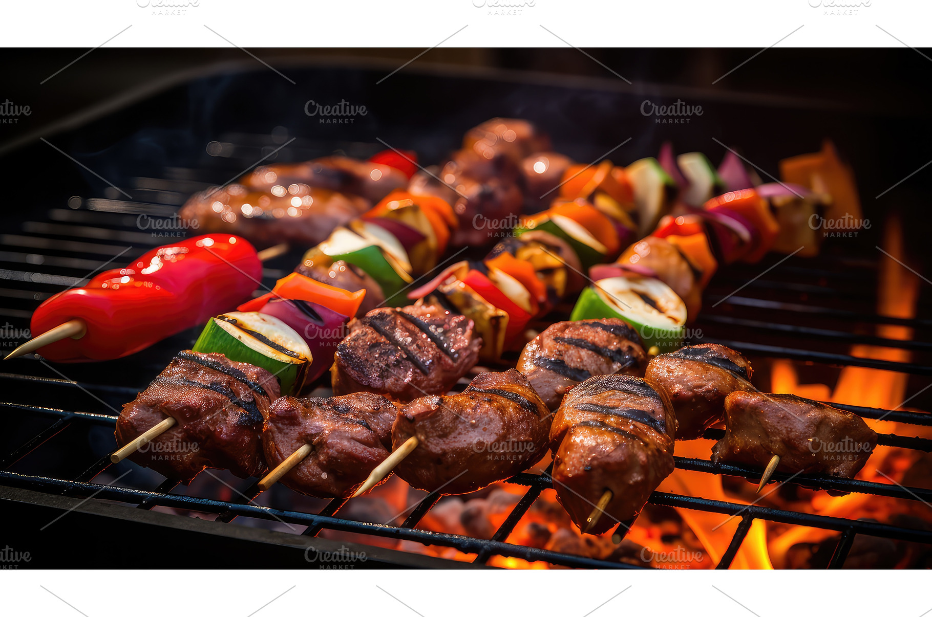 protein meat food background ai, a Food & Drink Photo by pikepicture