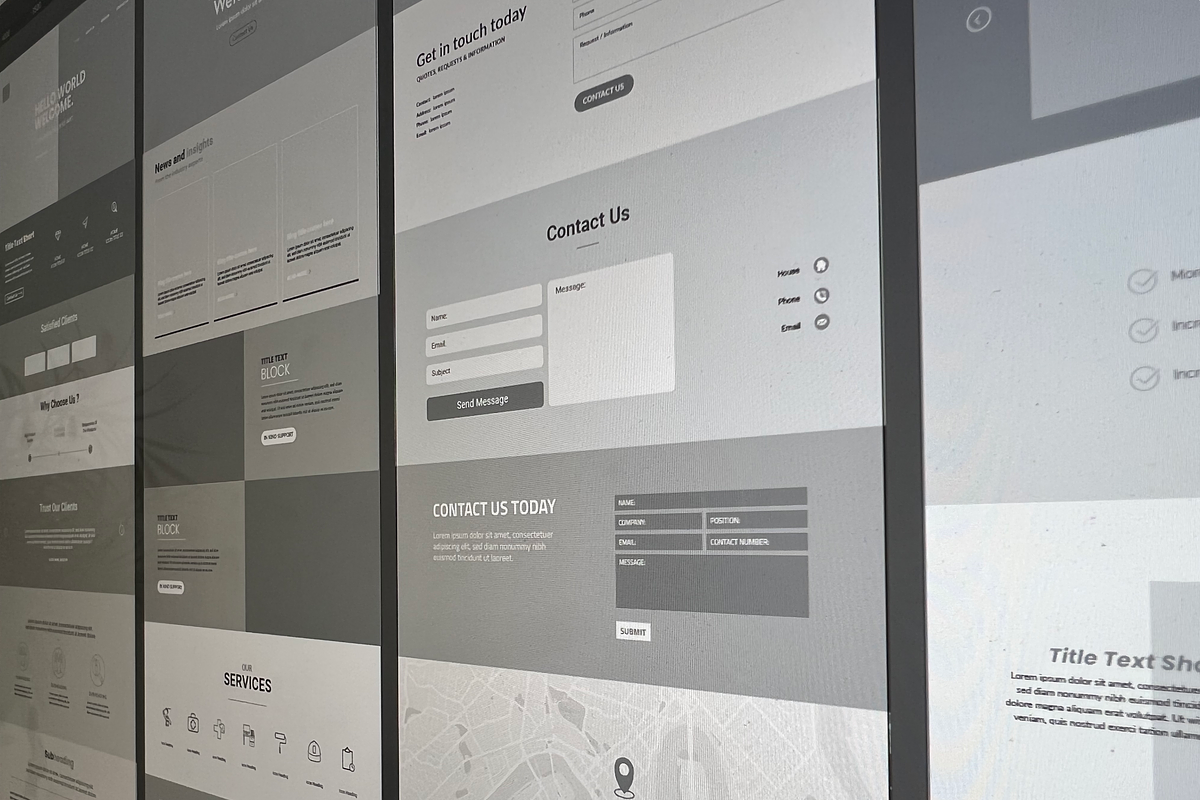 Website Wireframe Template, a Wireframe Template by Starline Creative (Photo 4 of 5)